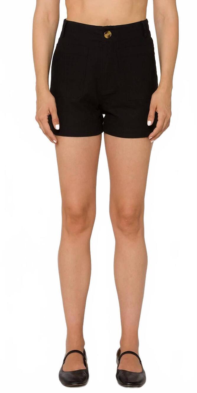 NEW VELVET HEART dahlia short in black